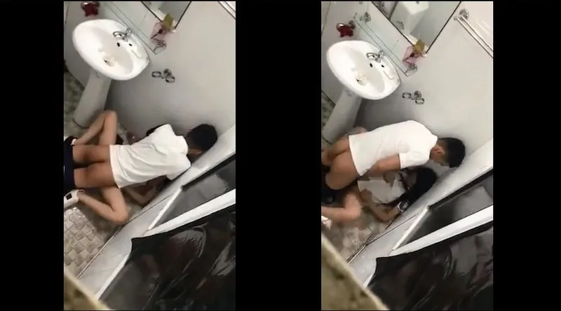 Người yêu say xỉn và anh bồ trong phòng tắm nhà hàng